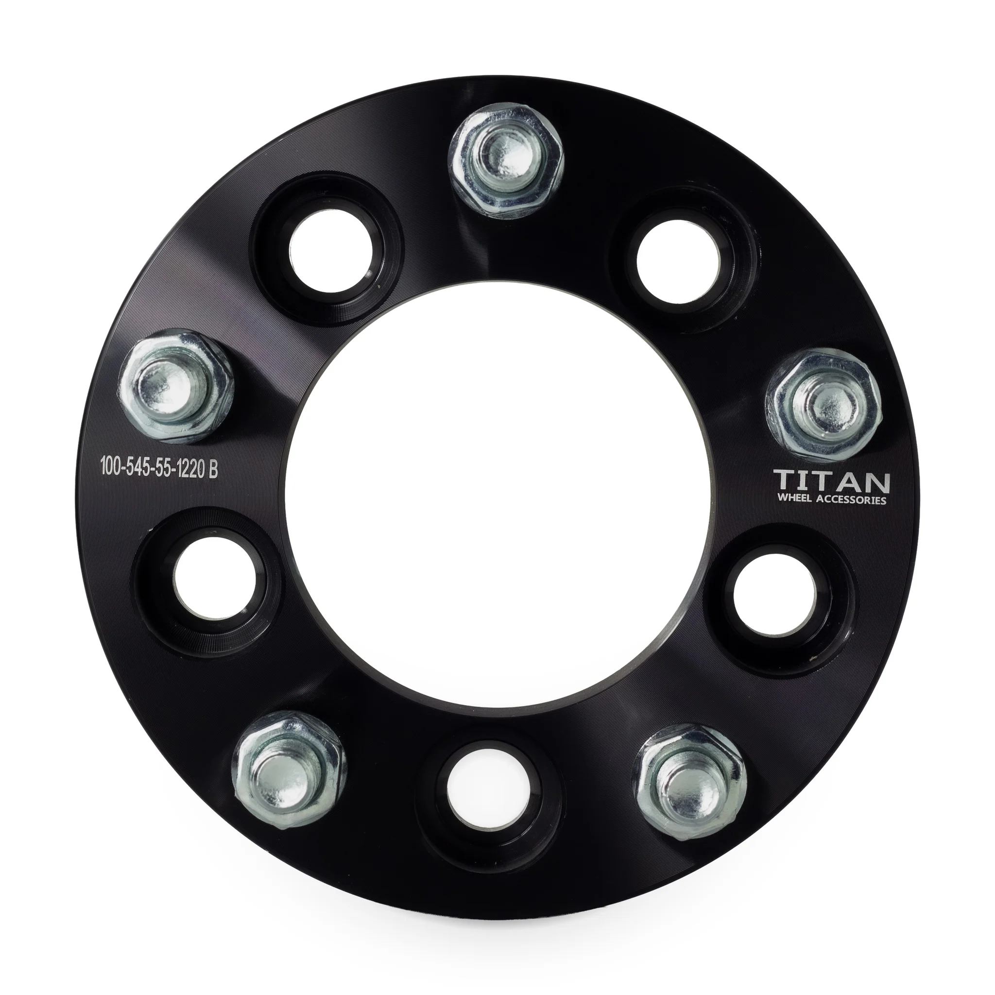 1" (25mm) 5x4.5 (5x114.3) To 5x5 Wheel Adapters | 1/2x20 Studs | - Image 2