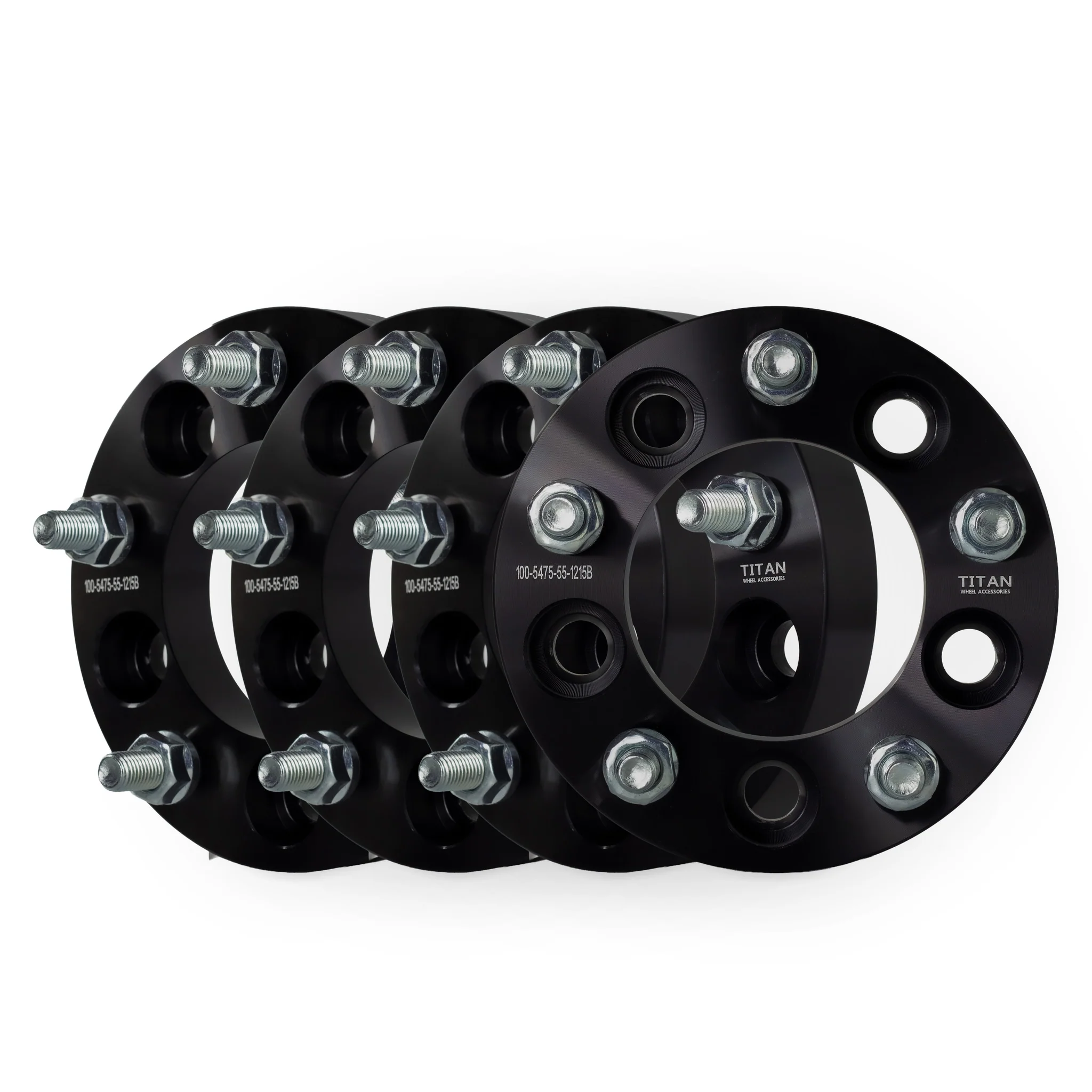 1" (25mm) 5x4.75 (5x120) To 5x5 Wheel Adapters | 12x1.5 Studs | - Image 7