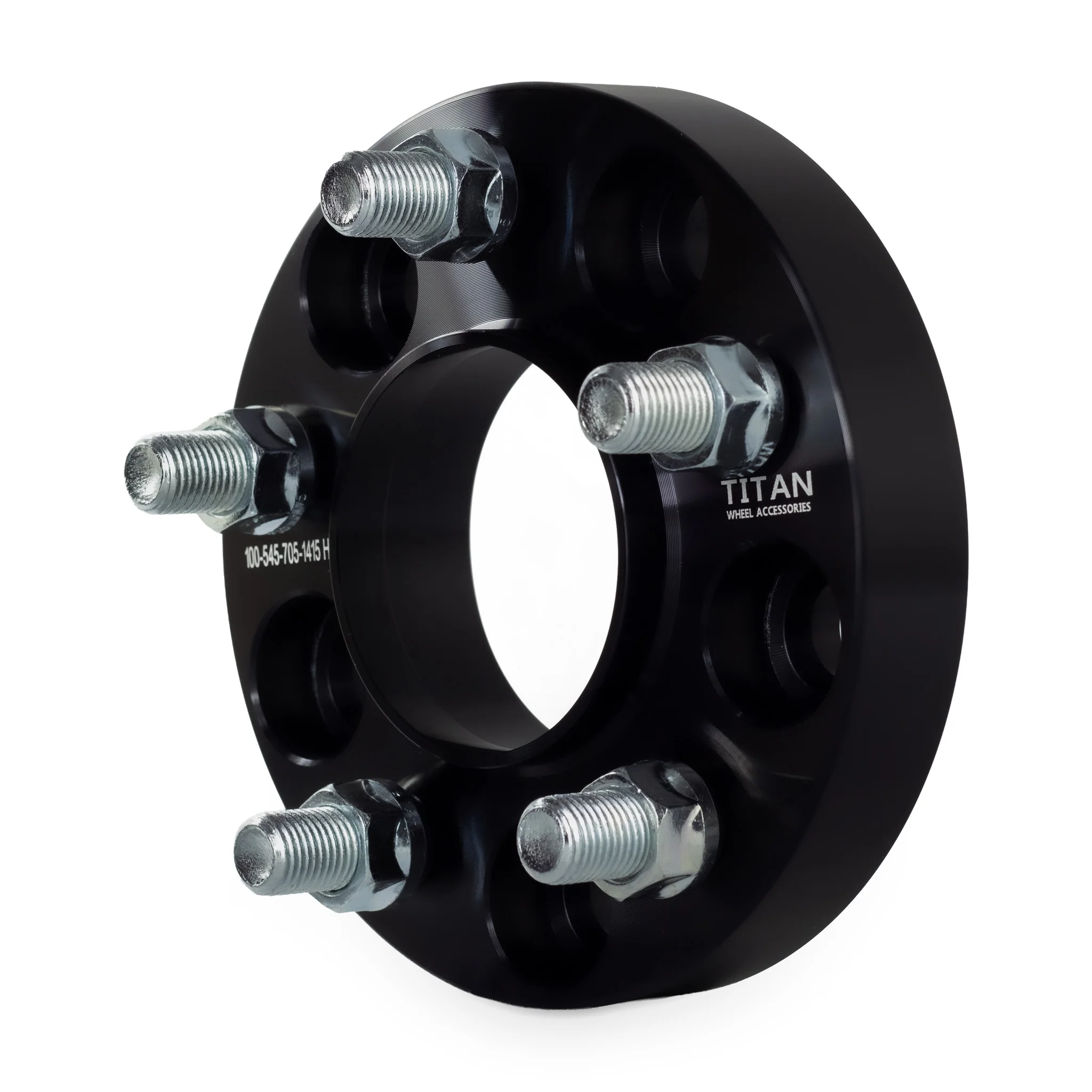 1" (25mm) Wheel Spacers for 2015+ Ford Mustang | 5x4.5 | 70.5 Hubcentric |14x1.5 Studs |