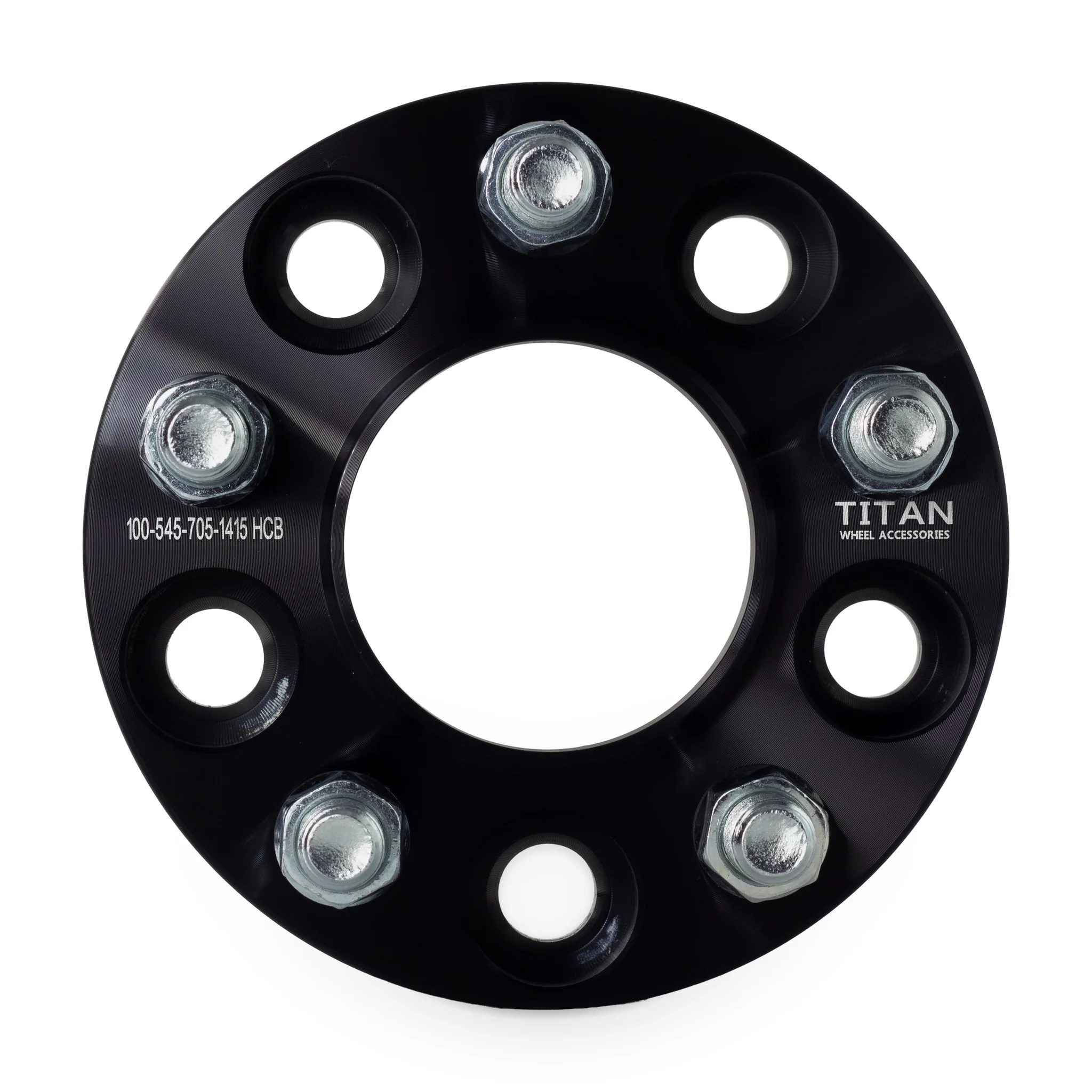 1" (25mm) Wheel Spacers for 2015+ Ford Mustang | 5x4.5 | 70.5 Hubcentric |14x1.5 Studs | - Image 2