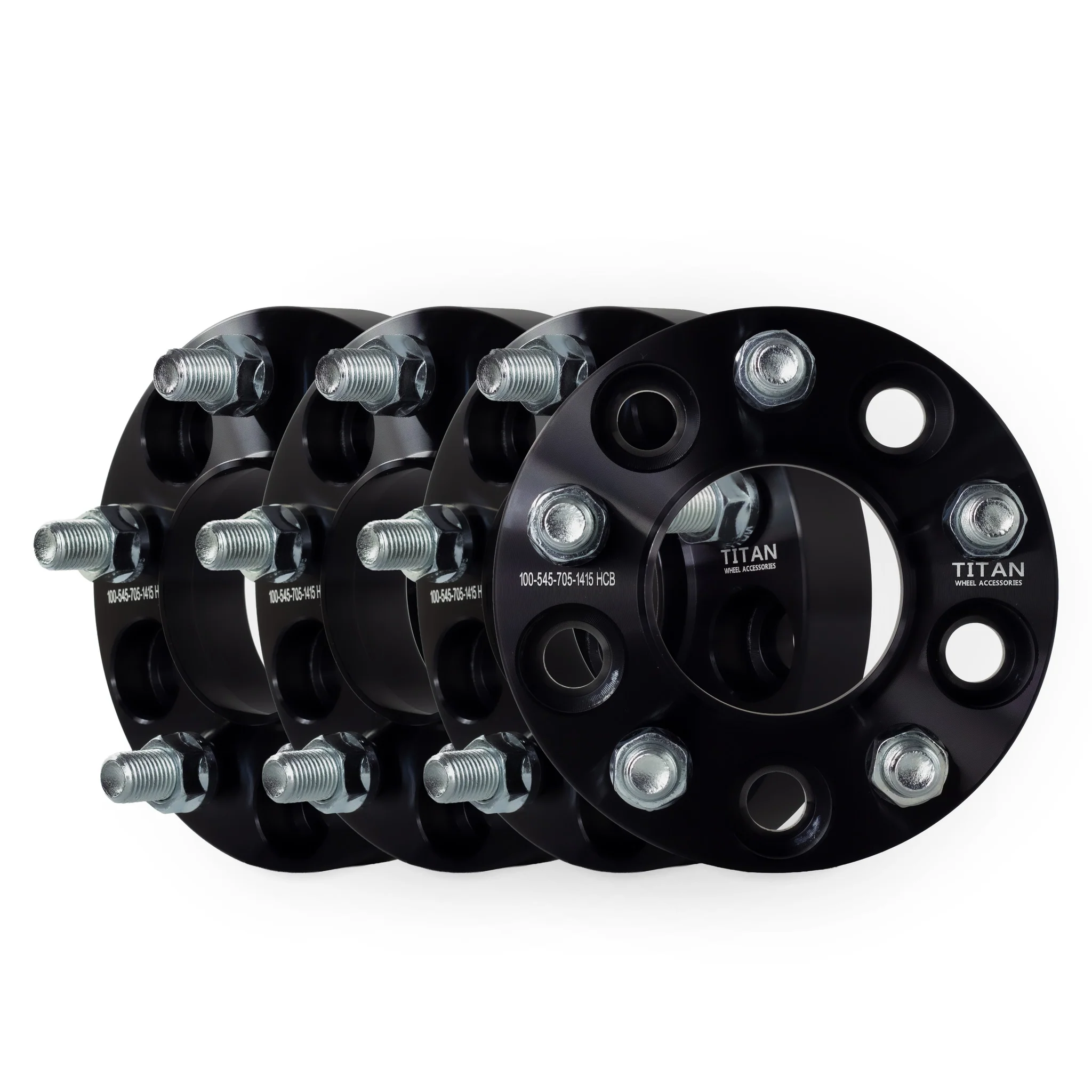 1" (25mm) Wheel Spacers for 2015+ Ford Mustang | 5x4.5 | 70.5 Hubcentric |14x1.5 Studs | - Image 7