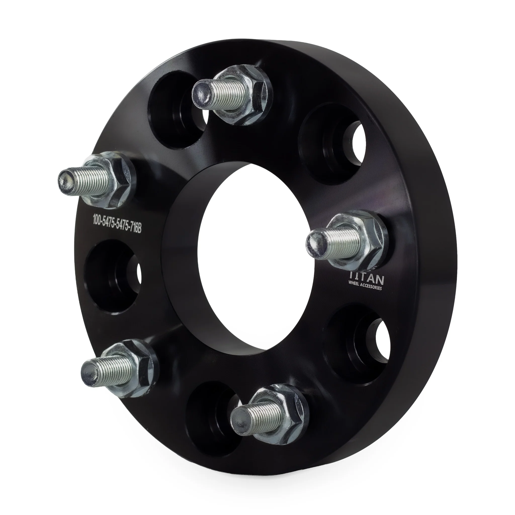 1" (25mm) Wheel Spacers for Classsic Chevy Oldsmobile Pontiac | 5x4.75 | 7/16 Studs |