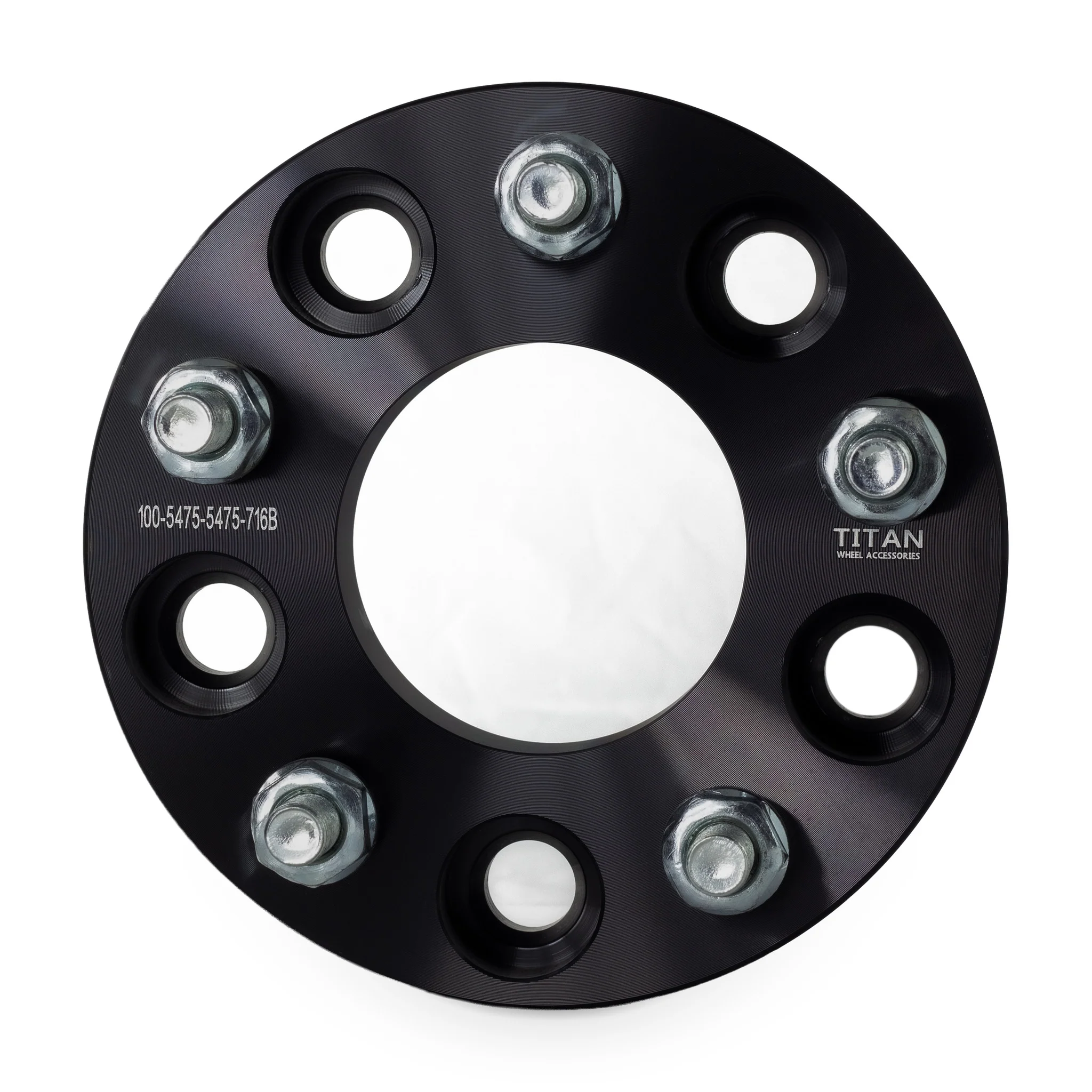 1" (25mm) Wheel Spacers for Classsic Chevy Oldsmobile Pontiac | 5x4.75 | 7/16 Studs | - Image 2