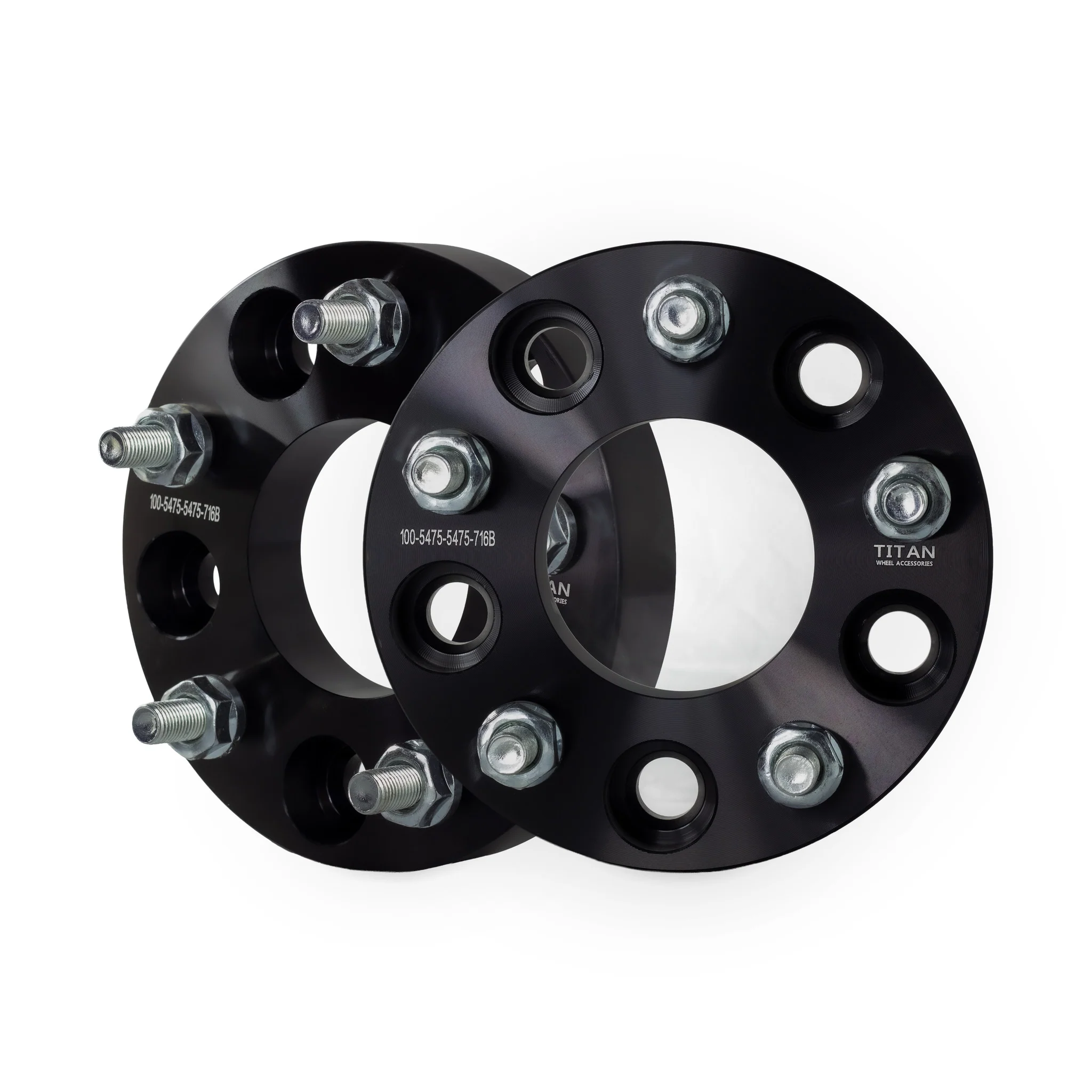 1" (25mm) Wheel Spacers for Classsic Chevy Oldsmobile Pontiac | 5x4.75 | 7/16 Studs | - Image 6