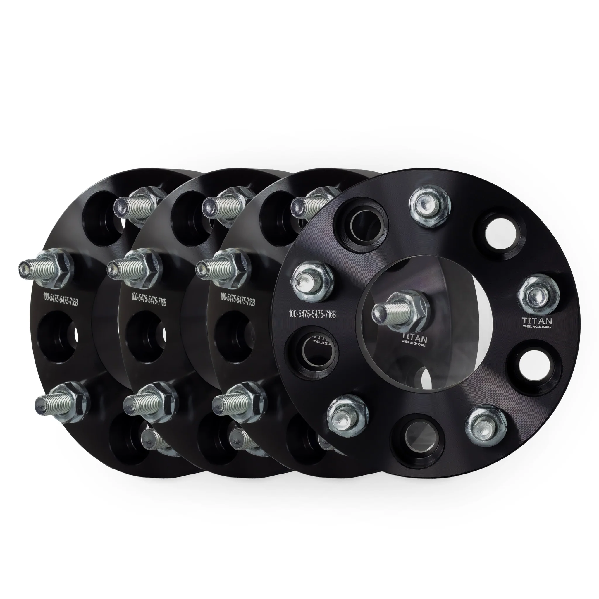1" (25mm) Wheel Spacers for Classsic Chevy Oldsmobile Pontiac | 5x4.75 | 7/16 Studs | - Image 7