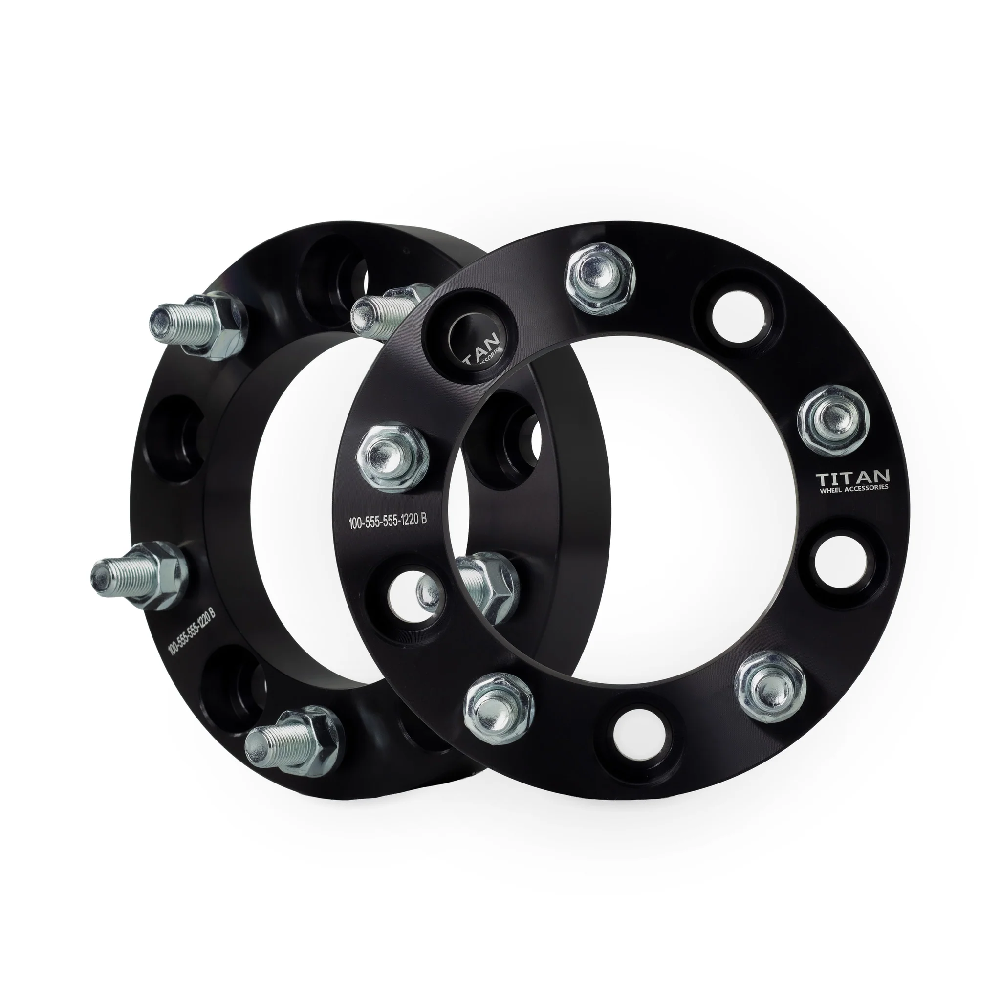 1" (25mm) Wheel Spacers for Dodge Ram 1500 Ford F-100 Bronco Jeep CJ | 5x5.5 (5x139.7) | 1/2x20 Studs | - Image 6