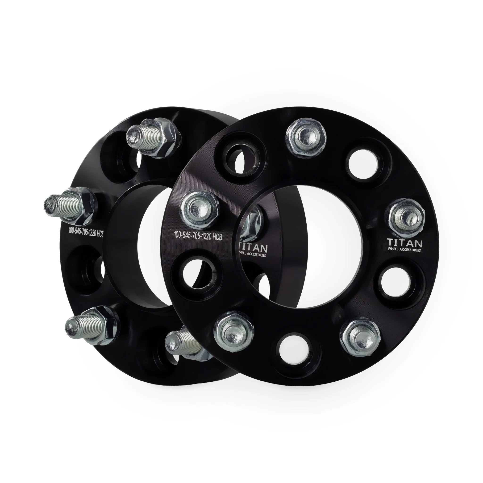 1" (25mm) Wheel Spacers for Ford Mustang Ranger Explorer | 5x4.5 | 70.5 Hubcentric | 1/2x20 Thread Pitch | - Image 6