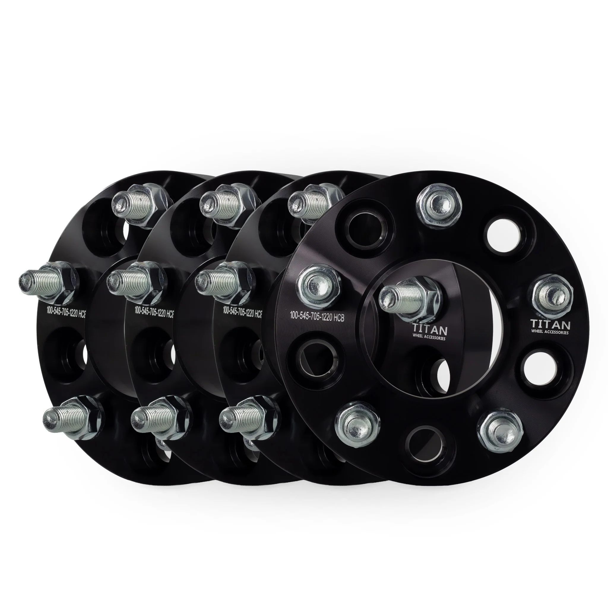 1" (25mm) Wheel Spacers for Ford Mustang Ranger Explorer | 5x4.5 | 70.5 Hubcentric | 1/2x20 Thread Pitch | - Image 7