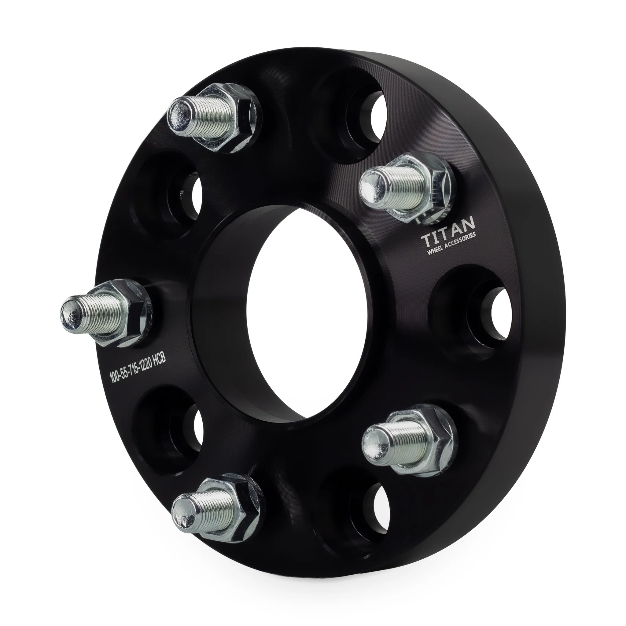 1" (25mm) Wheel Spacers for Jeep Grand Cherokee Commander Wrangler | 5x5 | 71.5 Hubcentric |1/2x20 Studs |