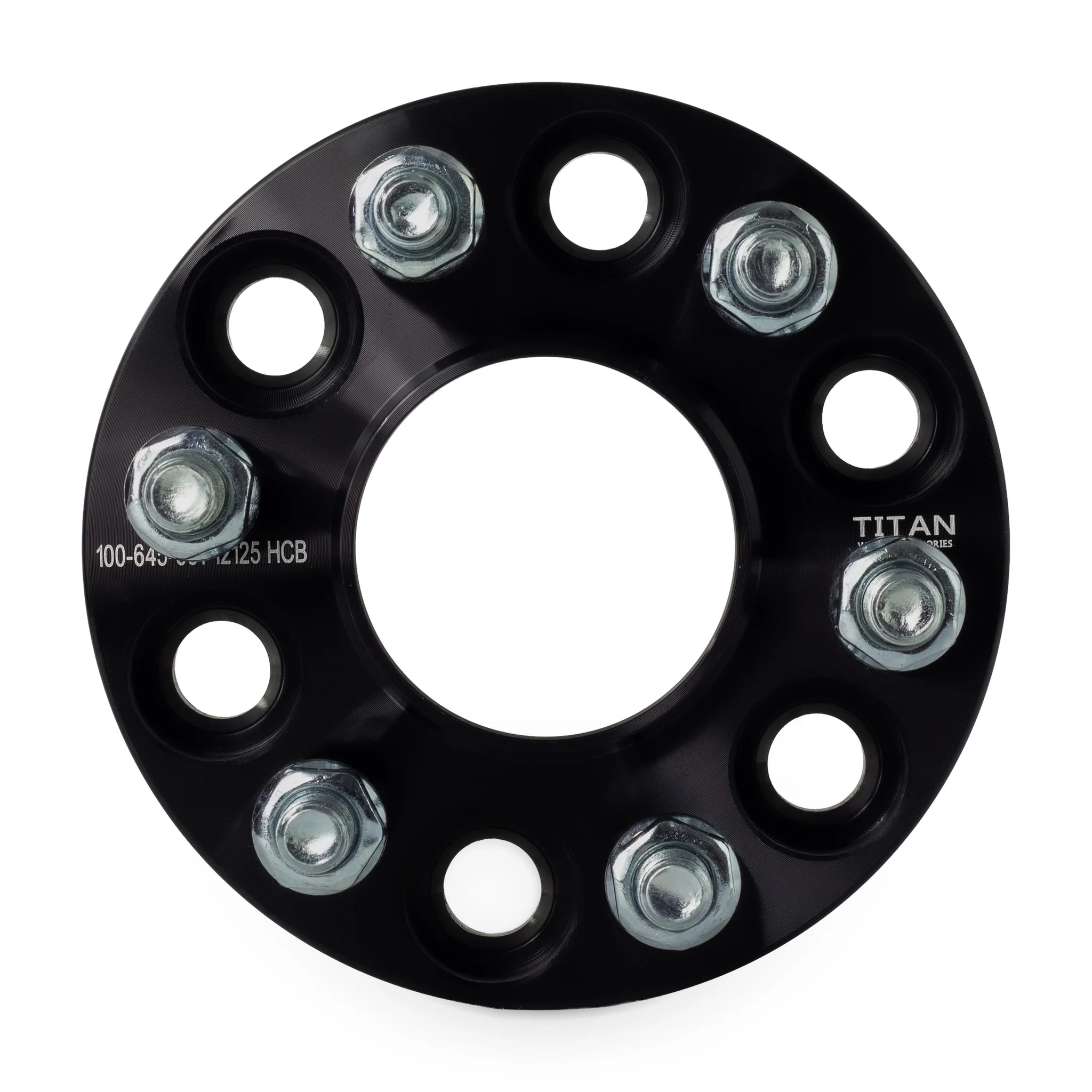 1" (25mm) Wheel Spacers for Nissan Frontier Pathfinder Xterra | 6x4.5 | 66.1 Hubcentric |12x1.25 Studs | - Image 2