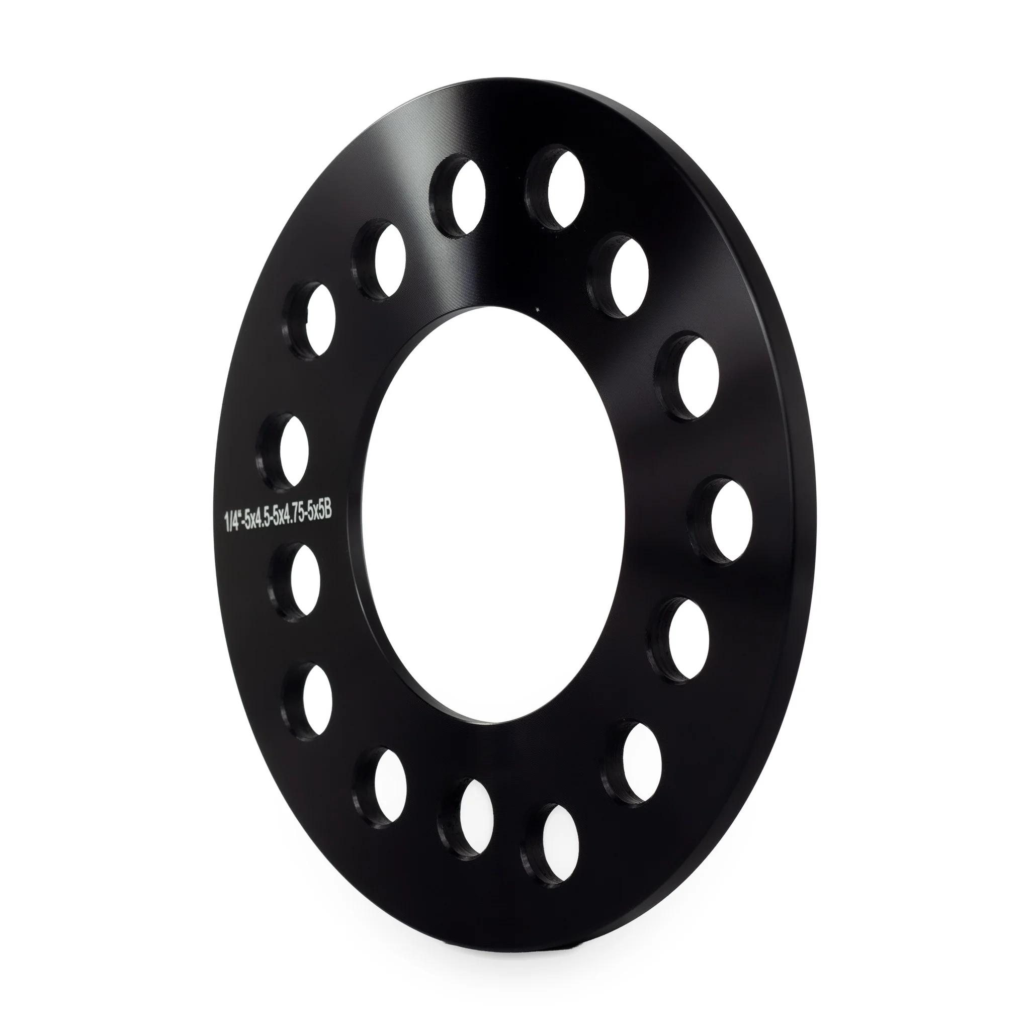 1/4 Inch 5 Lug 5x4.5 5x4.75 & 5x5 Billet Aluminum Wheel Spacers