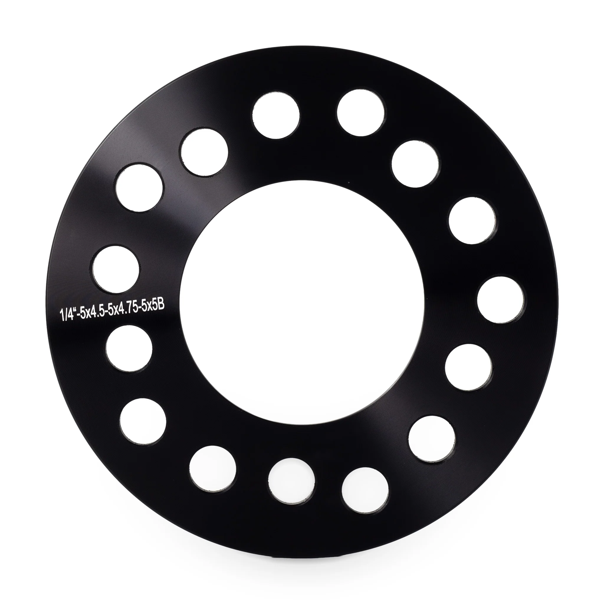 1/4 Inch 5 Lug 5x4.5 5x4.75 & 5x5 Billet Aluminum Wheel Spacers - Image 2