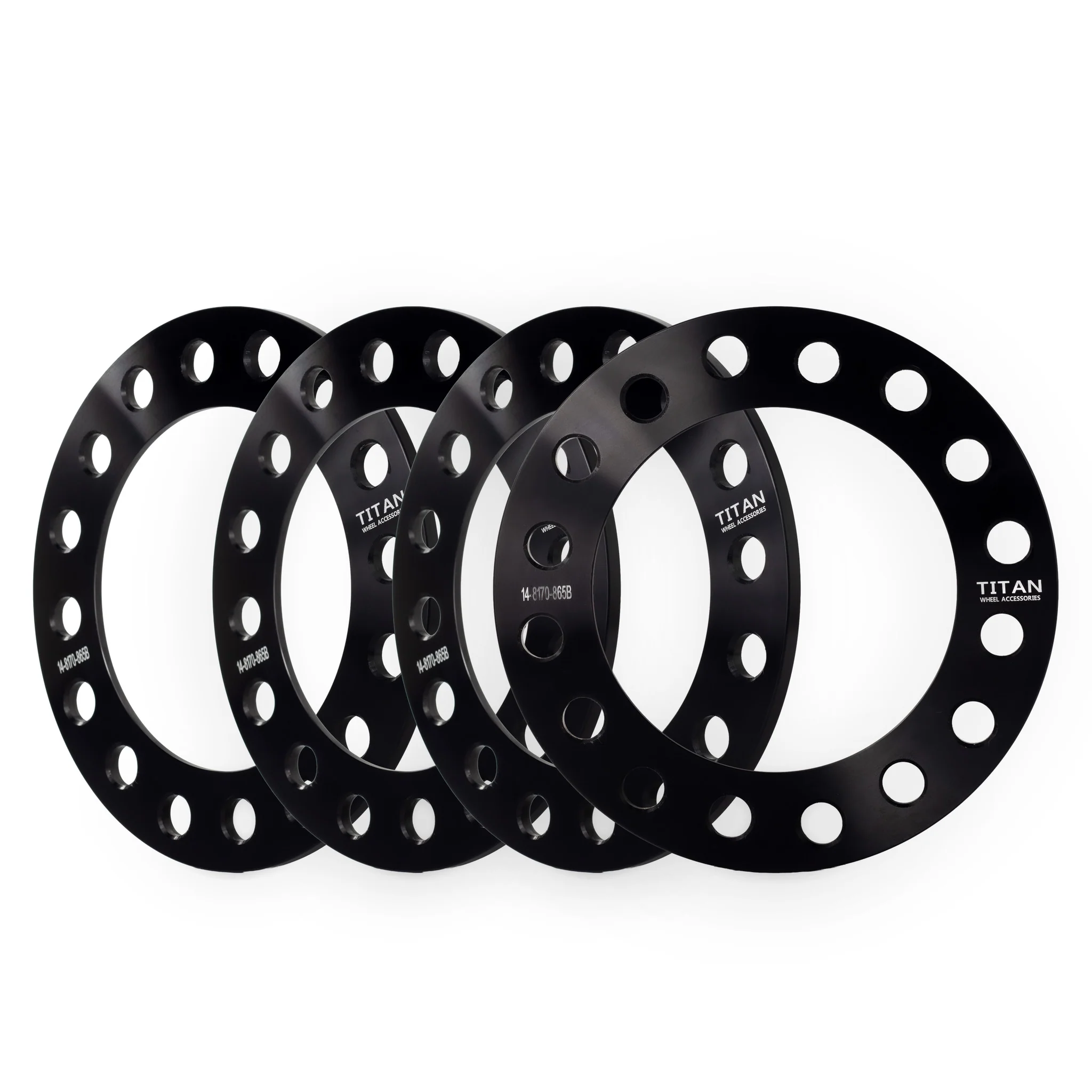 1/4" Wheel Spacers for Ford F250 F350 Chevy Silverado GMC Sierra Yukon Dodge Ram | Dual Drilled 8x170 and 8x6.5 | - Image 6