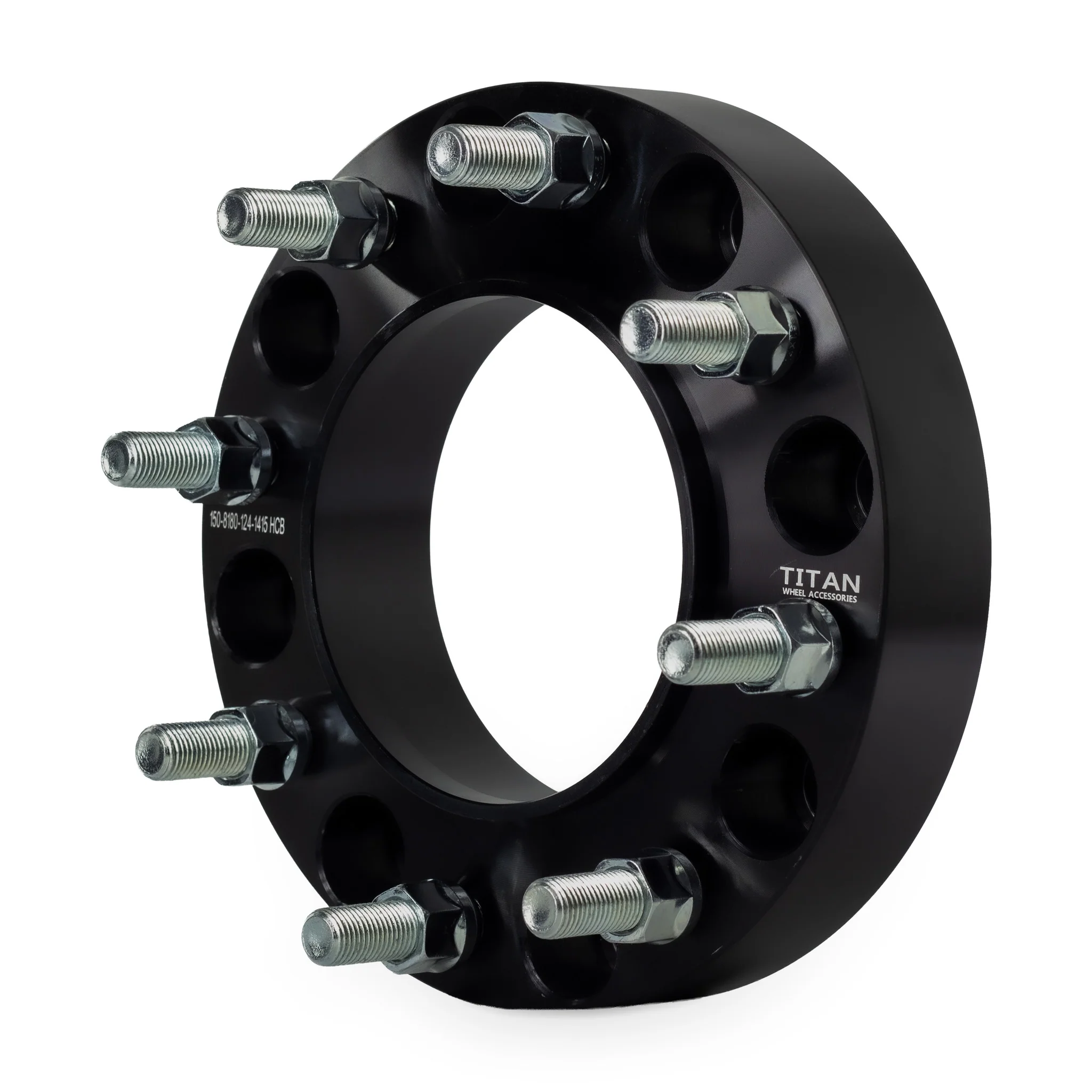 1.5" (38mm) Wheel Spacers for Chevy Silverado GMC Sierra 2500 3500 | 8x180 | 124.1 Hubcentric |14x1.5 Studs |