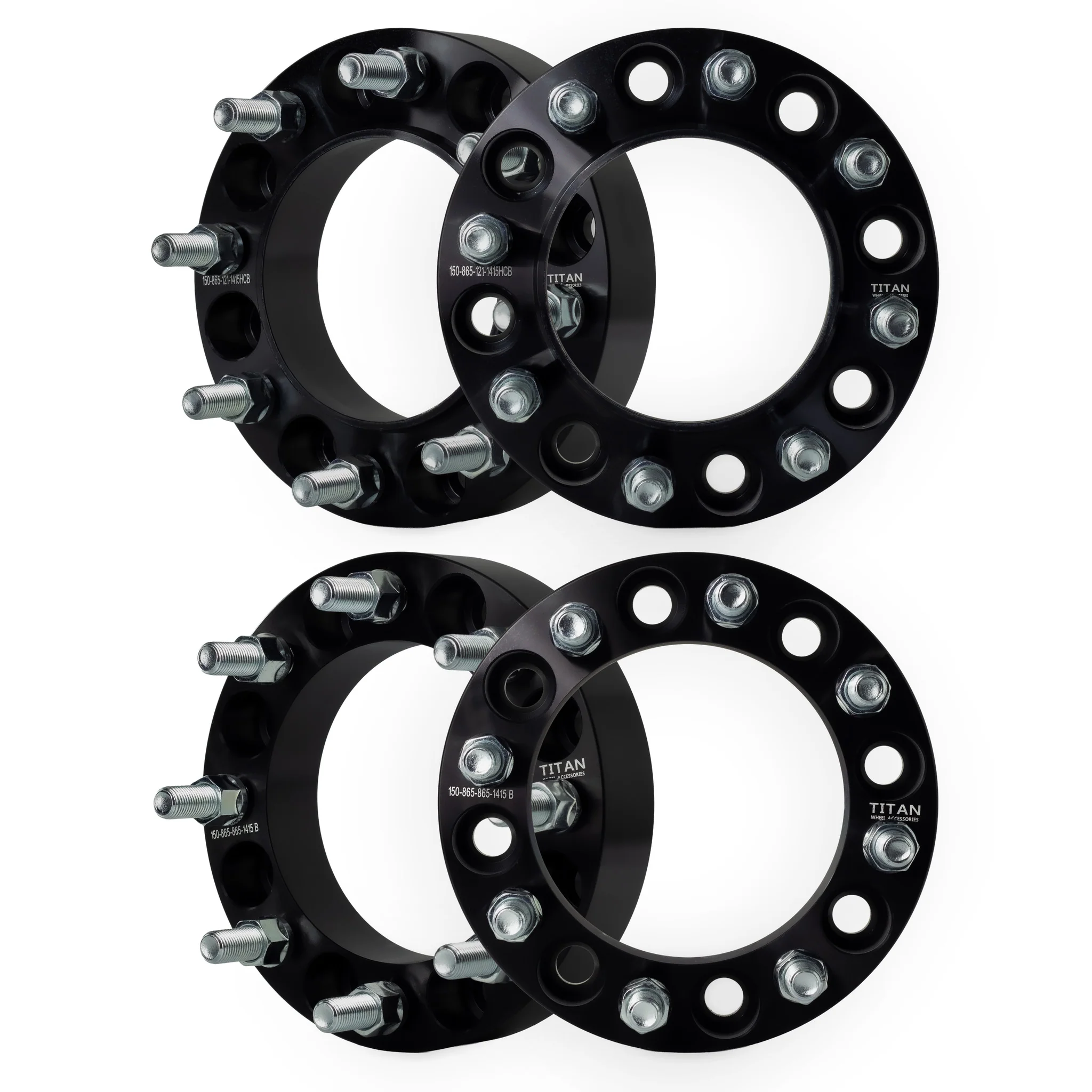 1.5" (38mm) Wheel Spacers for Nissan NV Ram 2500 3500 | 8x6.5 | 121.3 Hubcentric |14x1.5 Studs | - Image 7