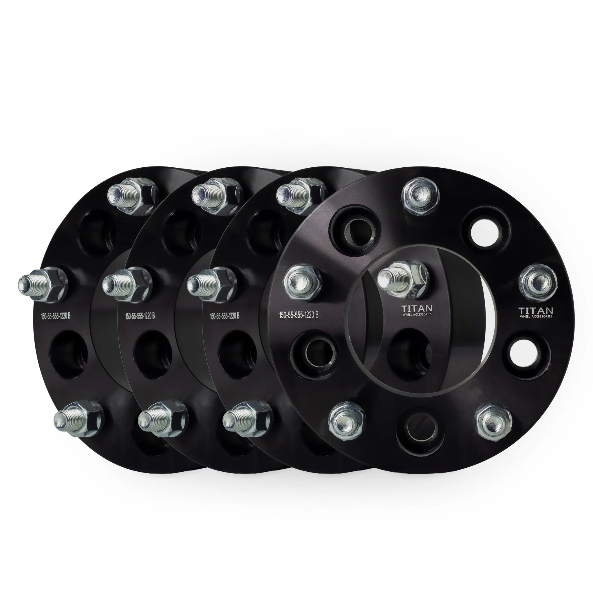1.5" 5x5 to 5x5.5 Wheel Adapters for Jeep Commander Grand Cherokee Wrangler | 1/2x20 Studs | - Image 7