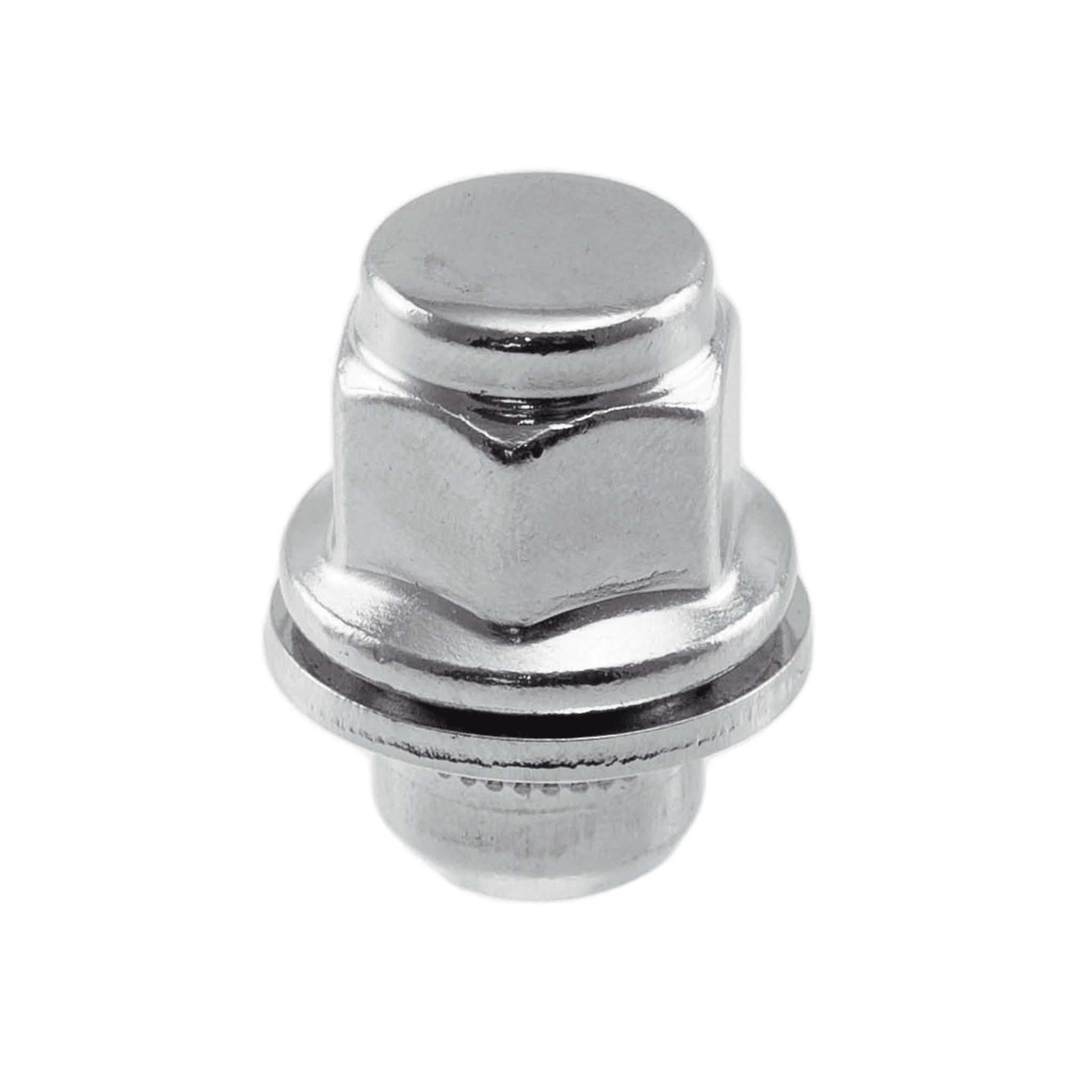 12 x 1.5" Toyota Mag with Washer Lug Nuts | 13/16" Head | Chrome Lug Nuts - Image 2