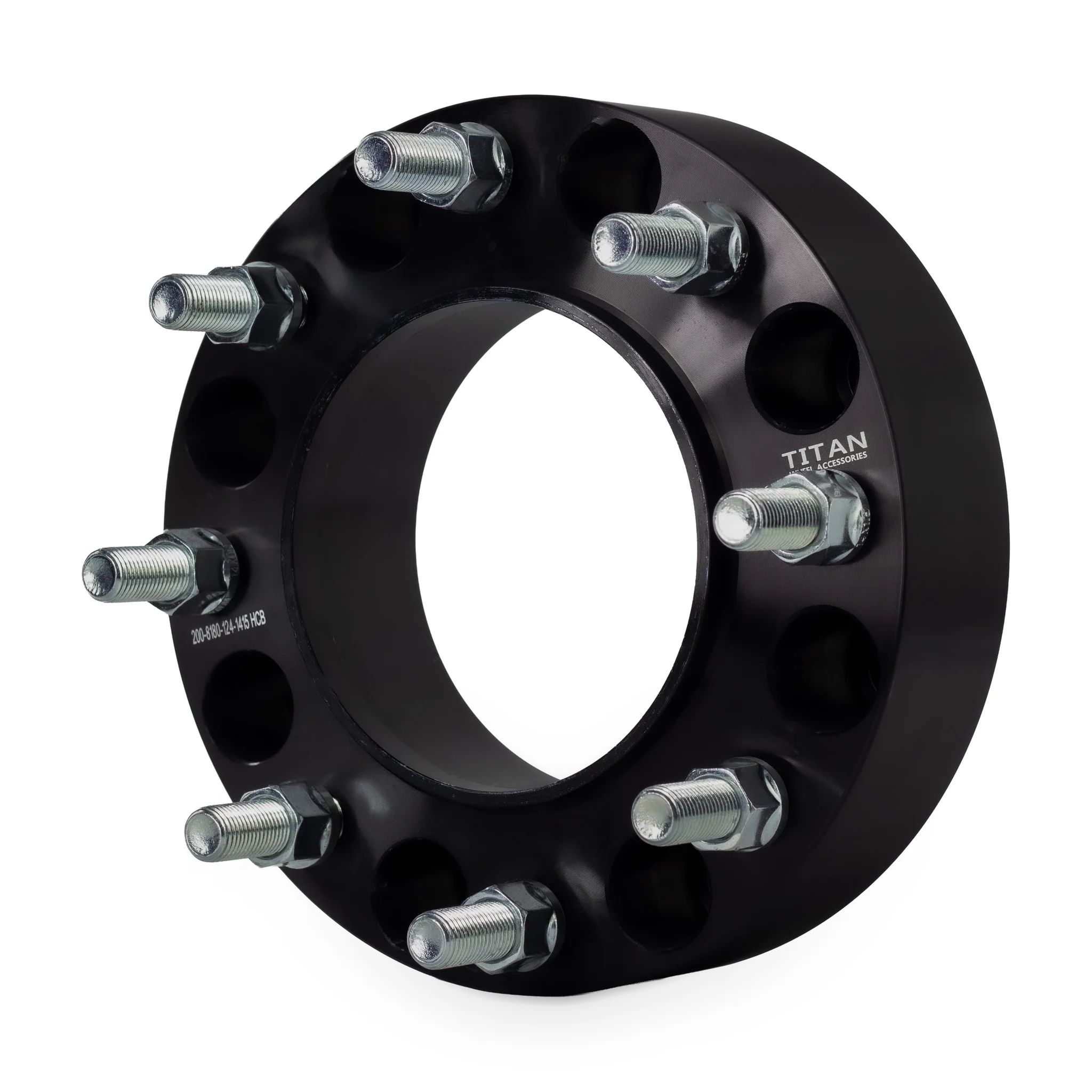 2" (50mm) Wheel Spacers for Chevy Silverado GMC Sierra 2500 3500 | 8x180 | 124.1 Hubcentric |14x1.5 Studs |