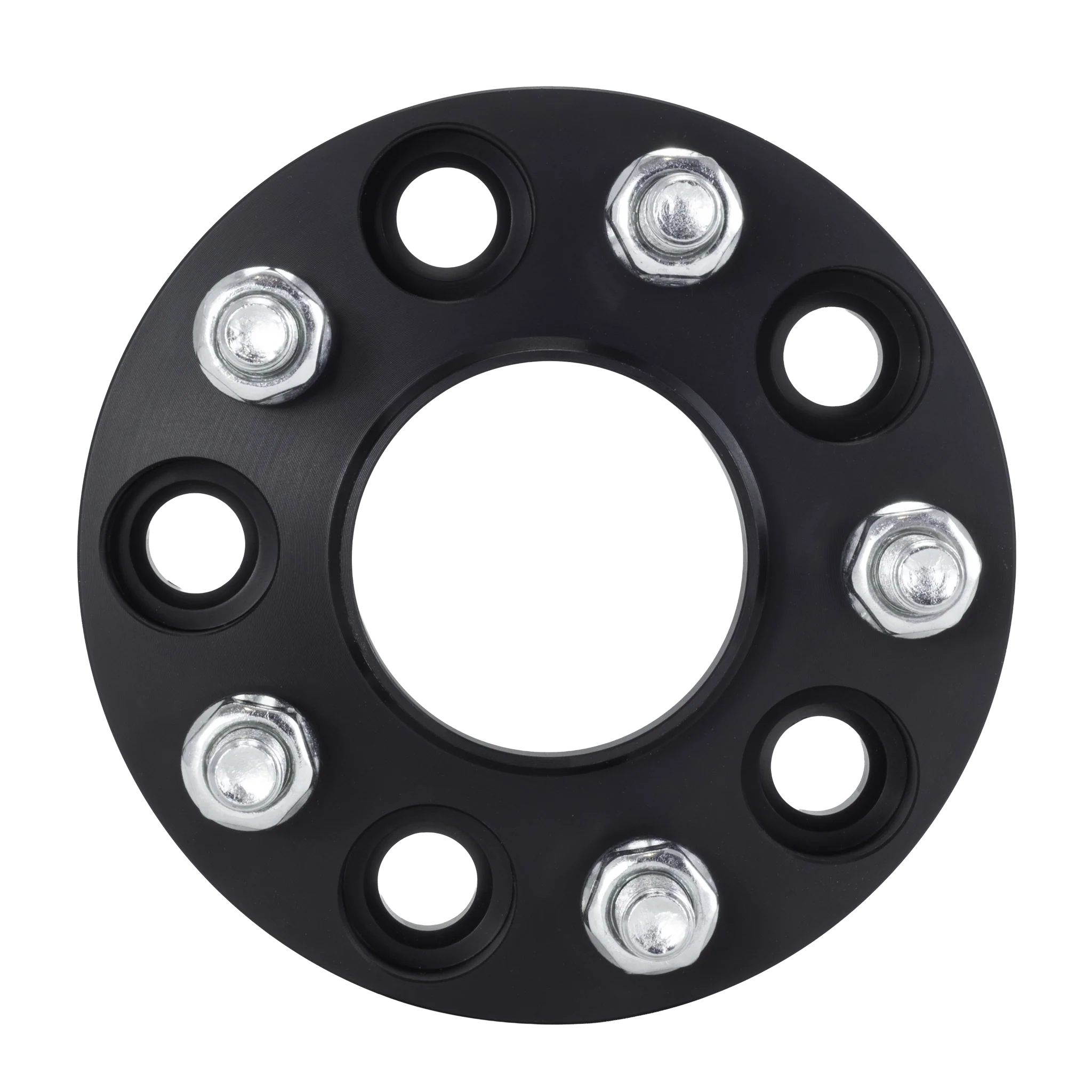 American Made 2" 5x4.5 Wheel Spacers For Dodge Charger Challenger Chrysler 300 - Hubcentric, 71.5mm Hub, 14x1.5 Studs, Black, Made in the USA - Image 2