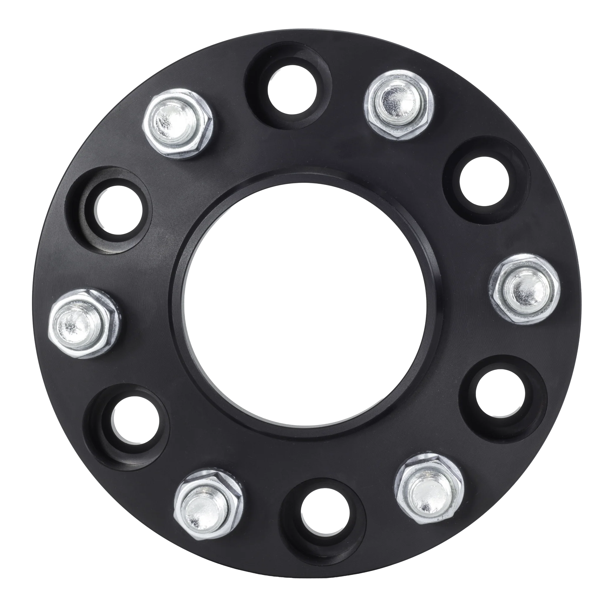 American Made 2" 6x5.5 Wheel Spacers For Toyota Tundra 4 Runner Tacoma Sequoia - Hubcentric, 95.1mm Hub, 14x1.5 Studs, Black, Made in the USA - Image 2