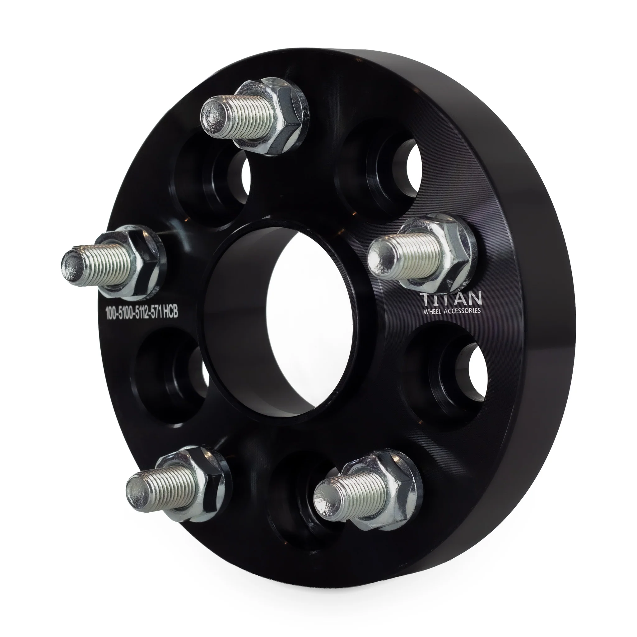 25mm (1") 5x100 to 5x112 Wheel Adapters for VW Audi | 57.1 Hubcentric | 12x1.5 Studs |