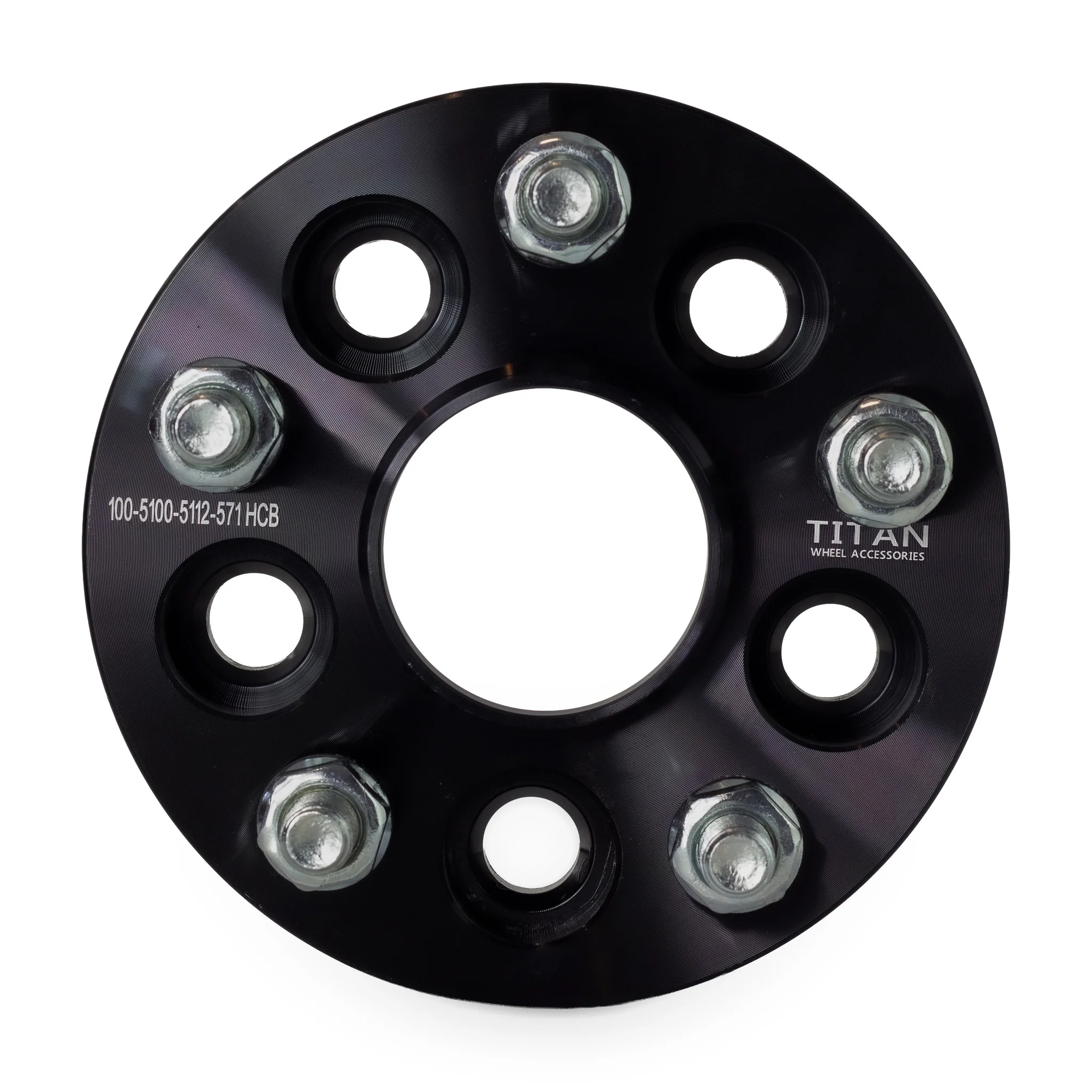 25mm (1") 5x100 to 5x112 Wheel Adapters for VW Audi | 57.1 Hubcentric | 12x1.5 Studs | - Image 2
