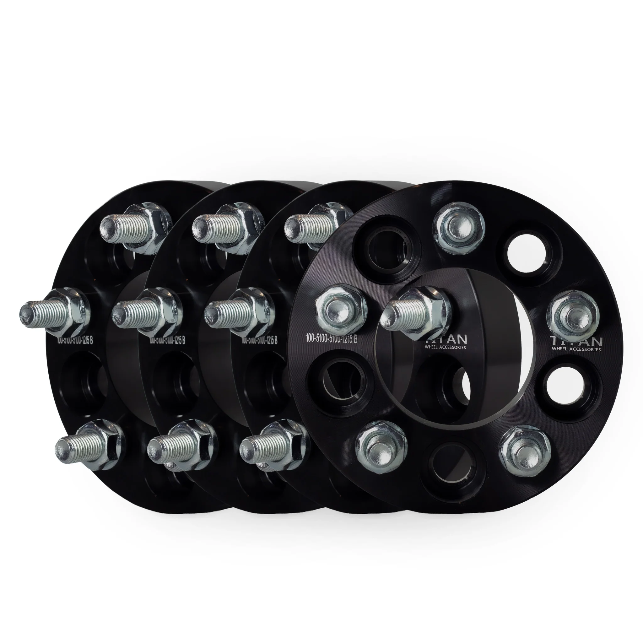 25mm (1") Wheel Spacers for Chrysler Dodge Toyota | 5x100 | 12x1.5 Studs | - Image 7