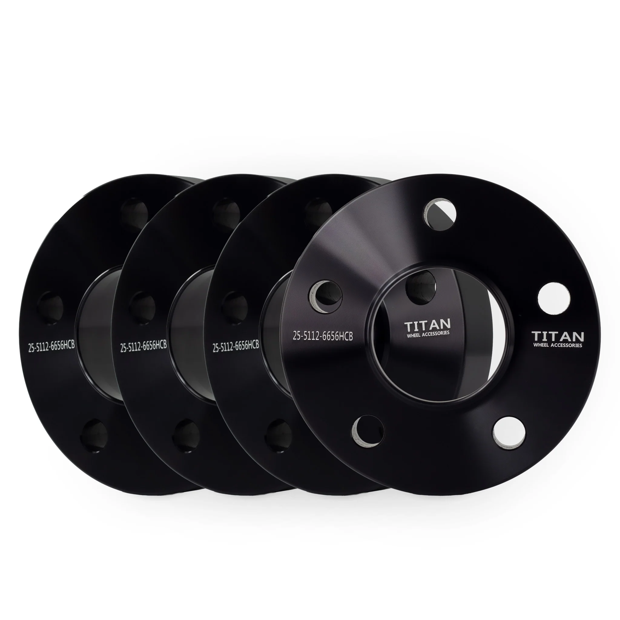 25mm (1") Wheel Spacers for VW Audi Mercedes | 5x112 | 66.56 Hubcentric | - Image 7