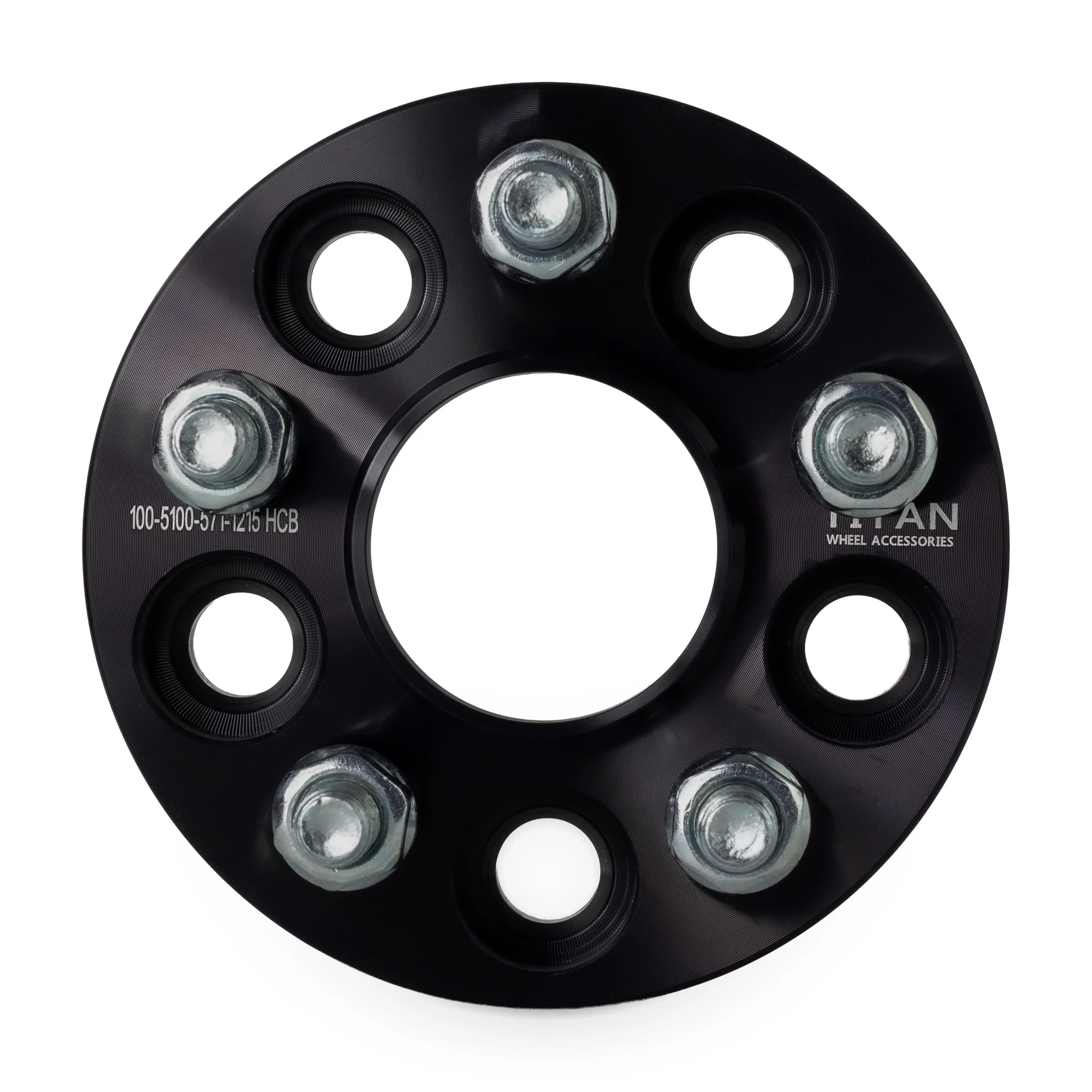25mm (1") Wheel Spacers for VW Golf Jetta Audi TT | 5x100 | 57.1 Hubcentric | 12x1.5 Studs | - Image 2