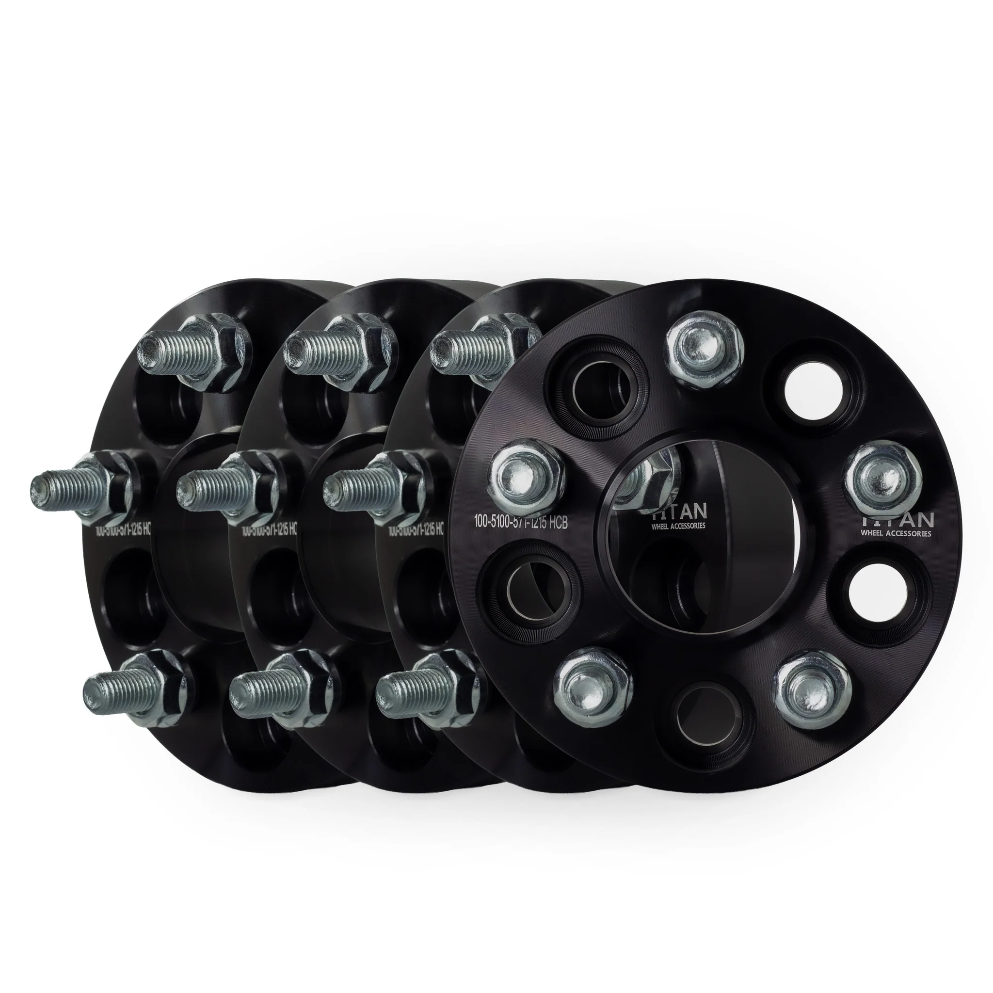 25mm (1") Wheel Spacers for VW Golf Jetta Audi TT | 5x100 | 57.1 Hubcentric | 12x1.5 Studs | - Image 7