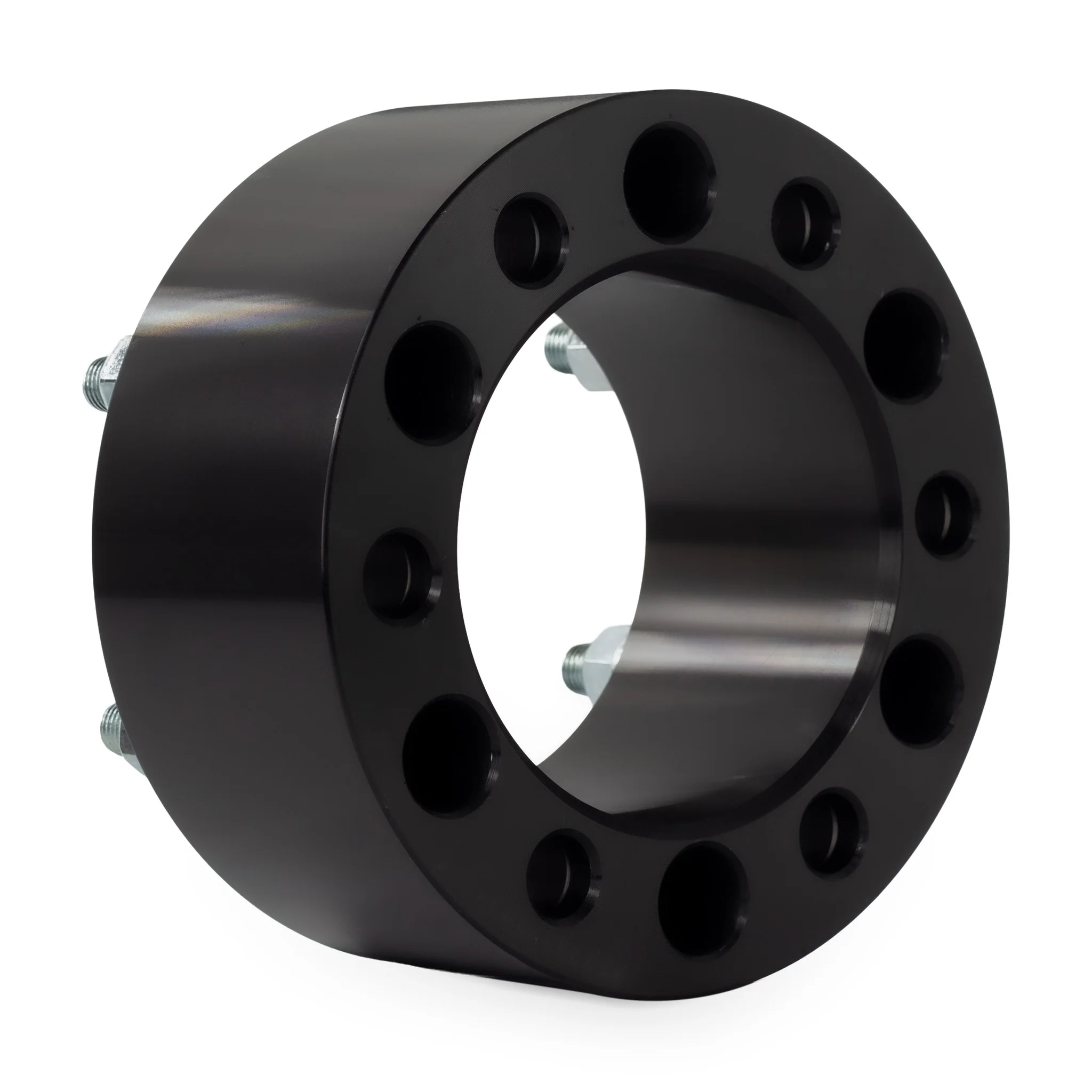 3" (75mm) Wheel Spacers for Dodge Mitsubishi Hummer Trucks | 6x5.5 (6x139.7) | 12x1.5 Studs | - Image 4