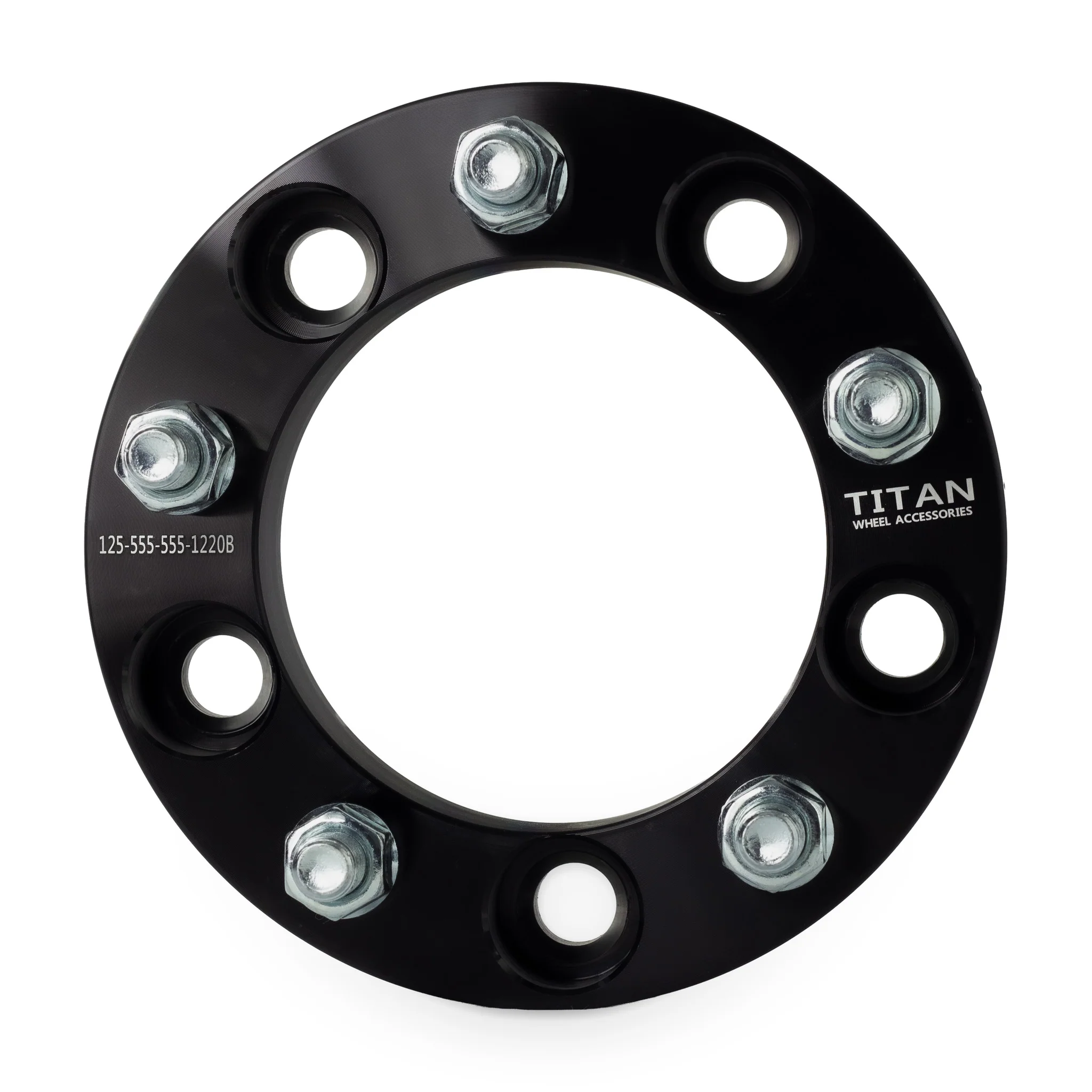 32mm (1.25") Wheel Spacers for Dodge Ram 1500 Ford F-100 Bronco Jeep CJ | 5x5.5 (5x139.7) | 1/2x20 Studs | - Image 2