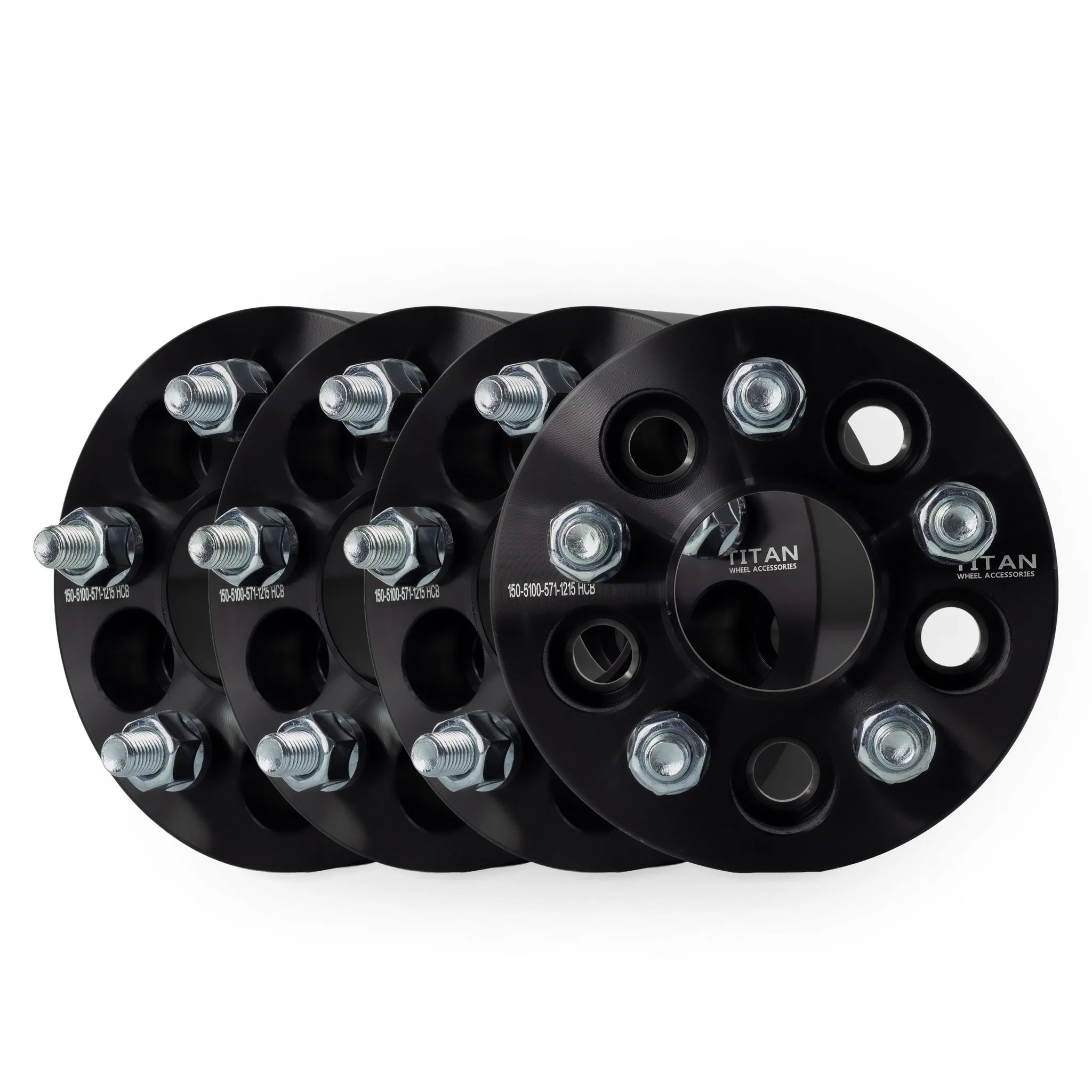 38mm (1.5") Wheel Spacers for VW Golf Jetta Beetle Audi TT | 5x100 | 57.1 Hubcentric |12x1.5 Studs | - Image 7