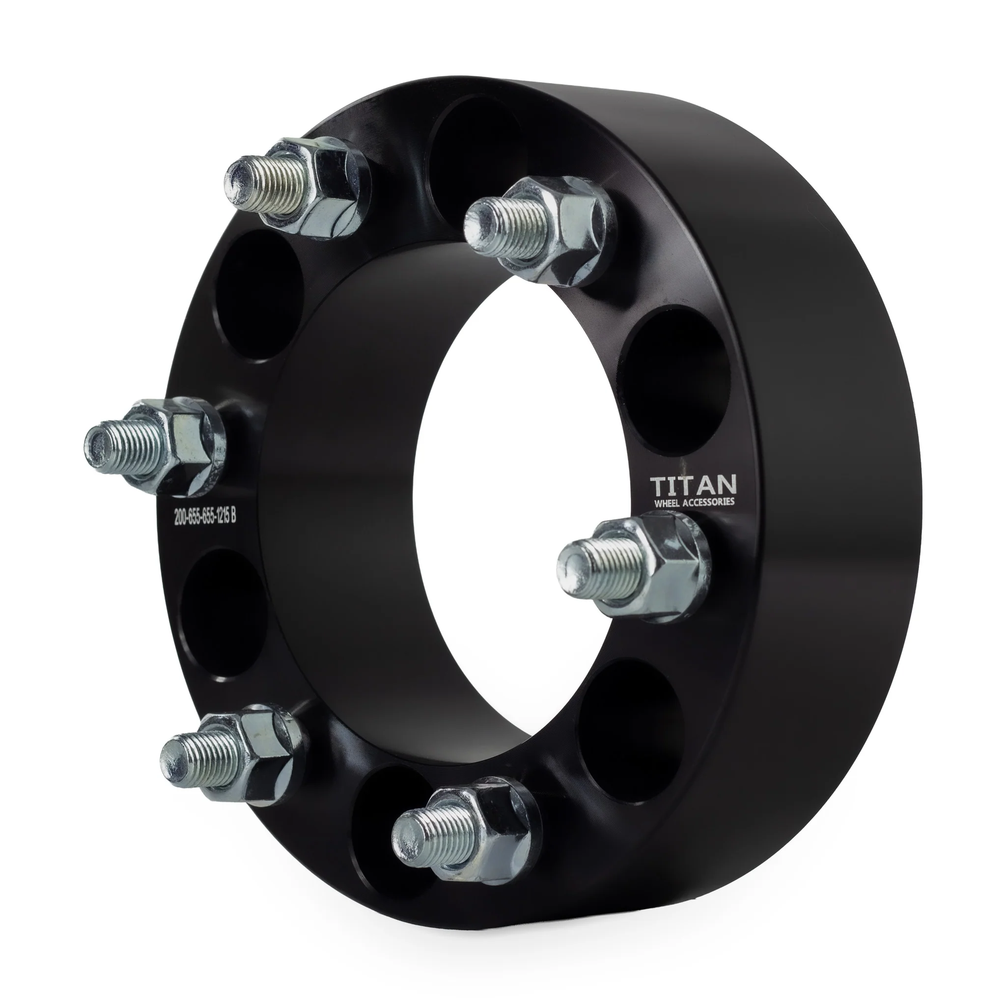 50mm (2") Wheel Spacers for Dodge Mitsubishi Hummer Trucks | 6x5.5 (6x139.7) | 12x1.5 Studs |