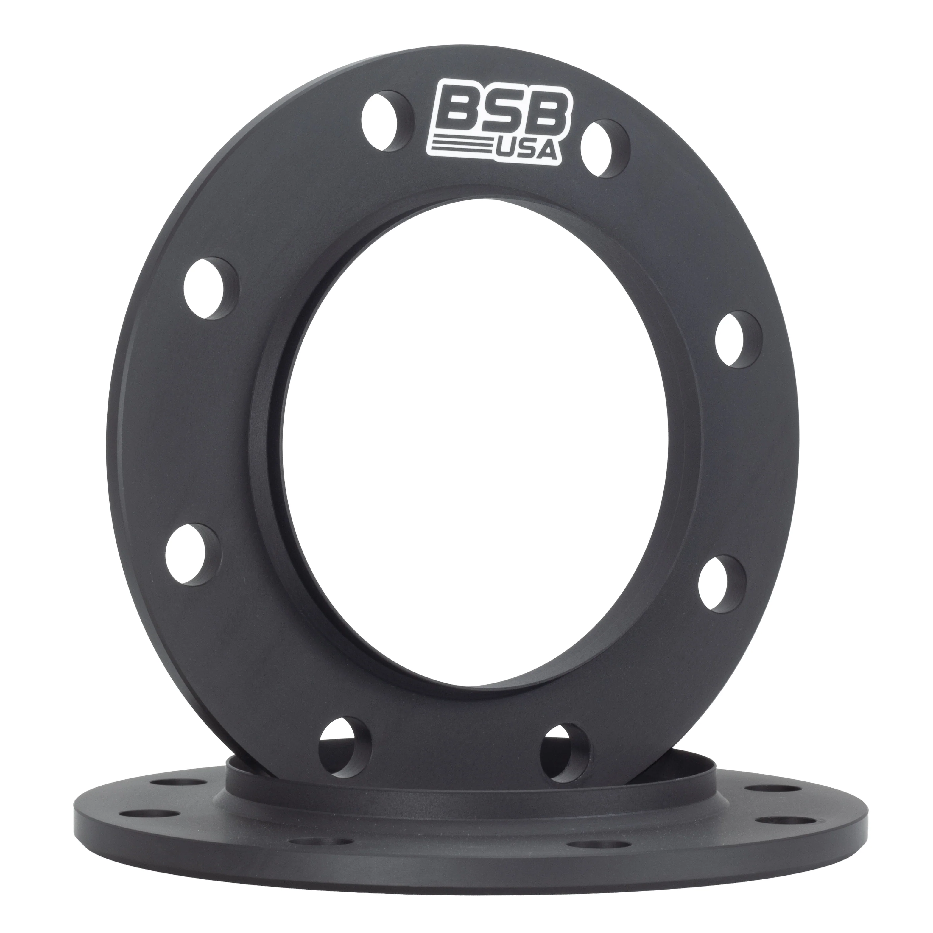 American Made 3/8" 8x6.5 Wheel Spacers For Chevy GMC 2500 3500 - Hubcentric, 116.7mm Hub, Black, Made in the USA - Image 3