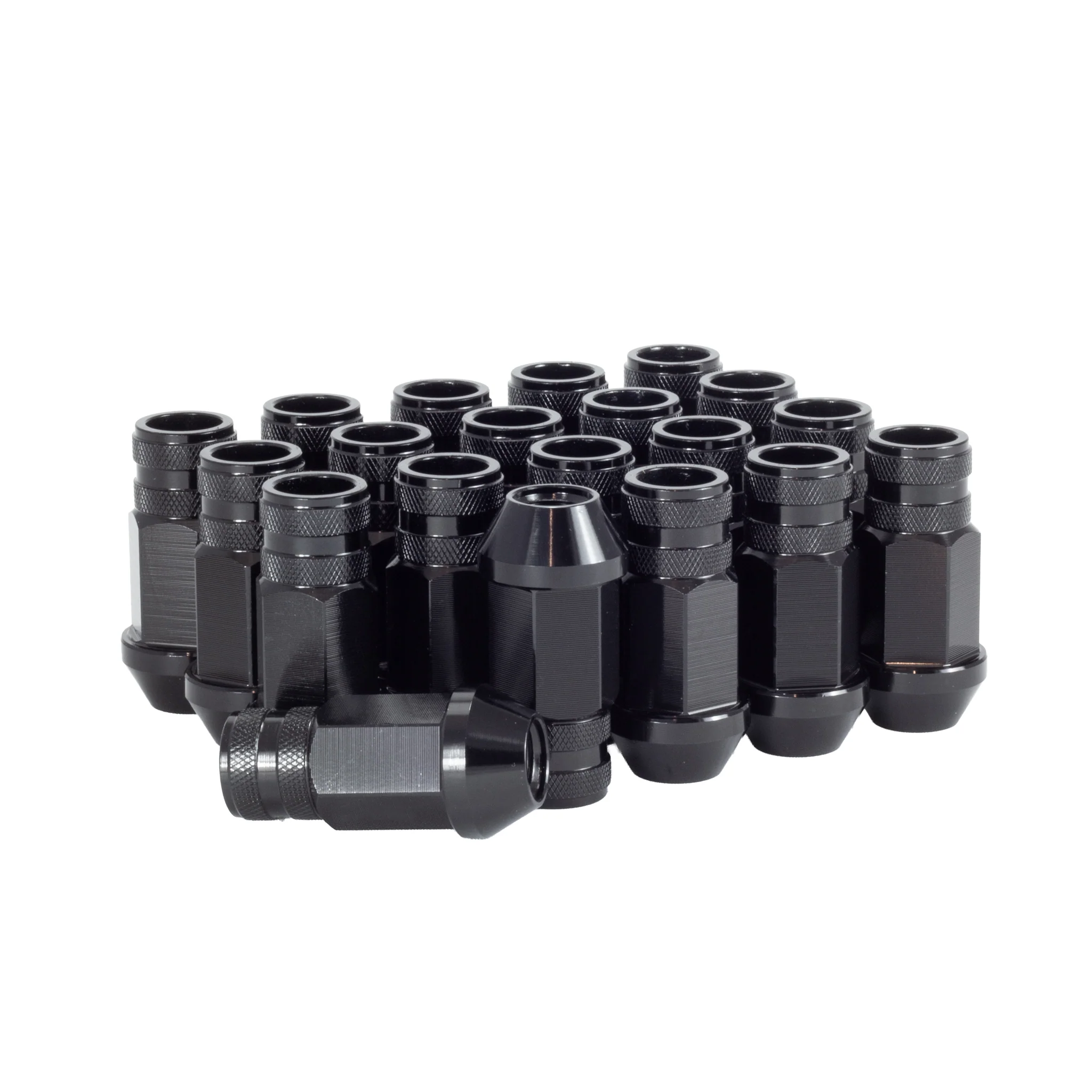 Lightweight Racing Lug Nuts - 12x1.25 - Black (20 Pack) - Image 2